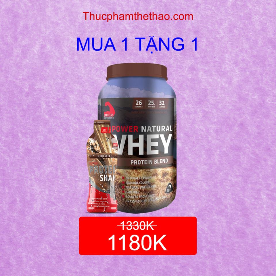 EMPOWER NATURAL WHEY PROTEIN BLEND - SẢN PHẨM ĐỈNH CAO 100% TỰ NHIÊN