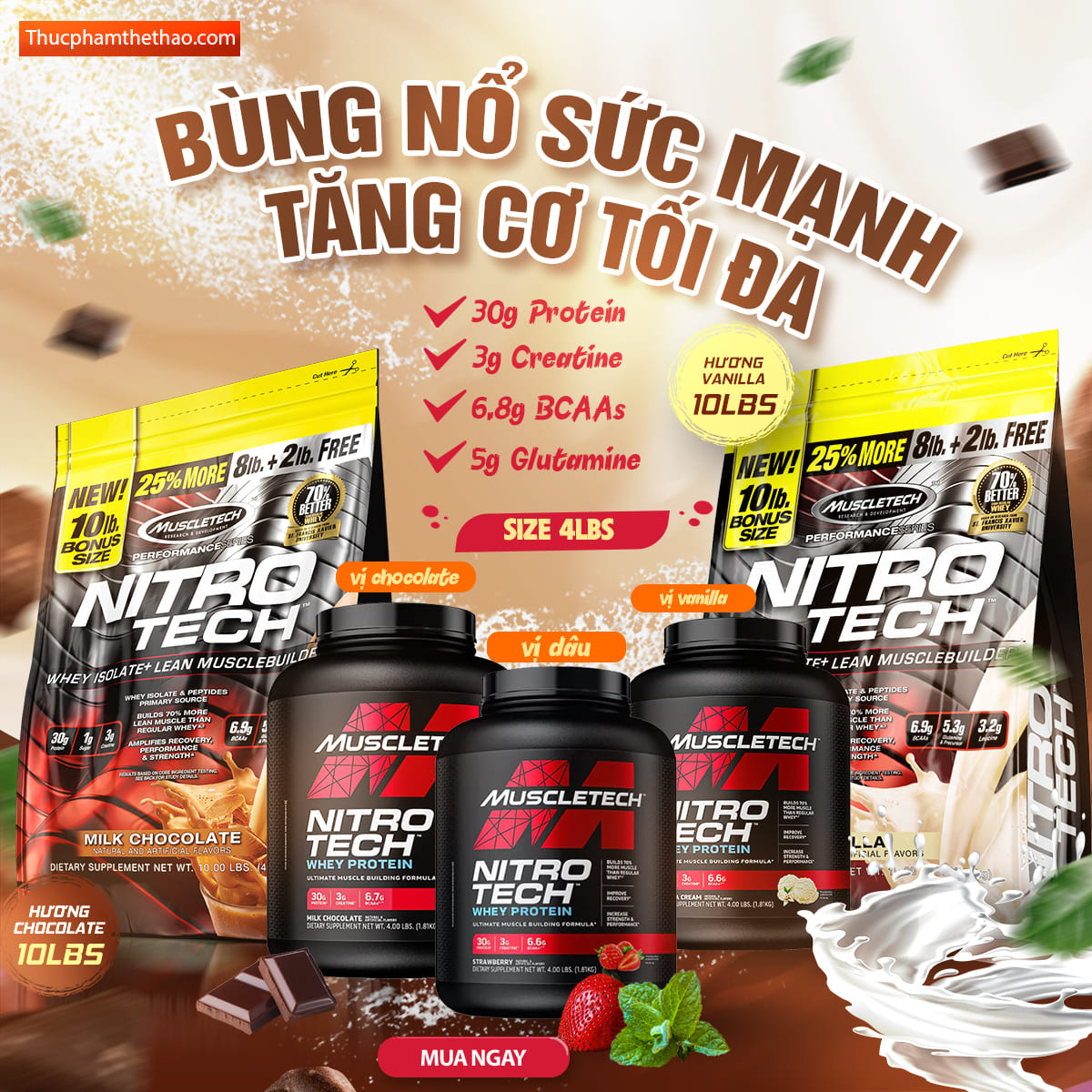 GIẢI ĐÁP MỌI THẮC MẮC VỀ CÁC DÒNG NITRO TECH !!!