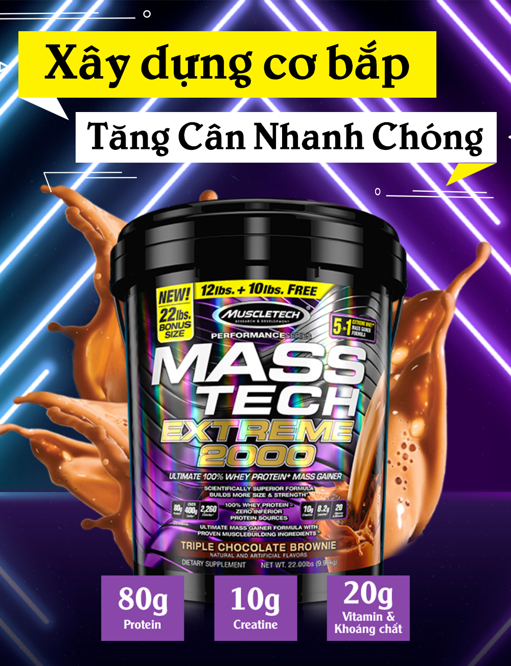 TOP 7 THỰC PHẨM BỔ SUNG TĂNG CÂN BÁN CHẠY NHẤT