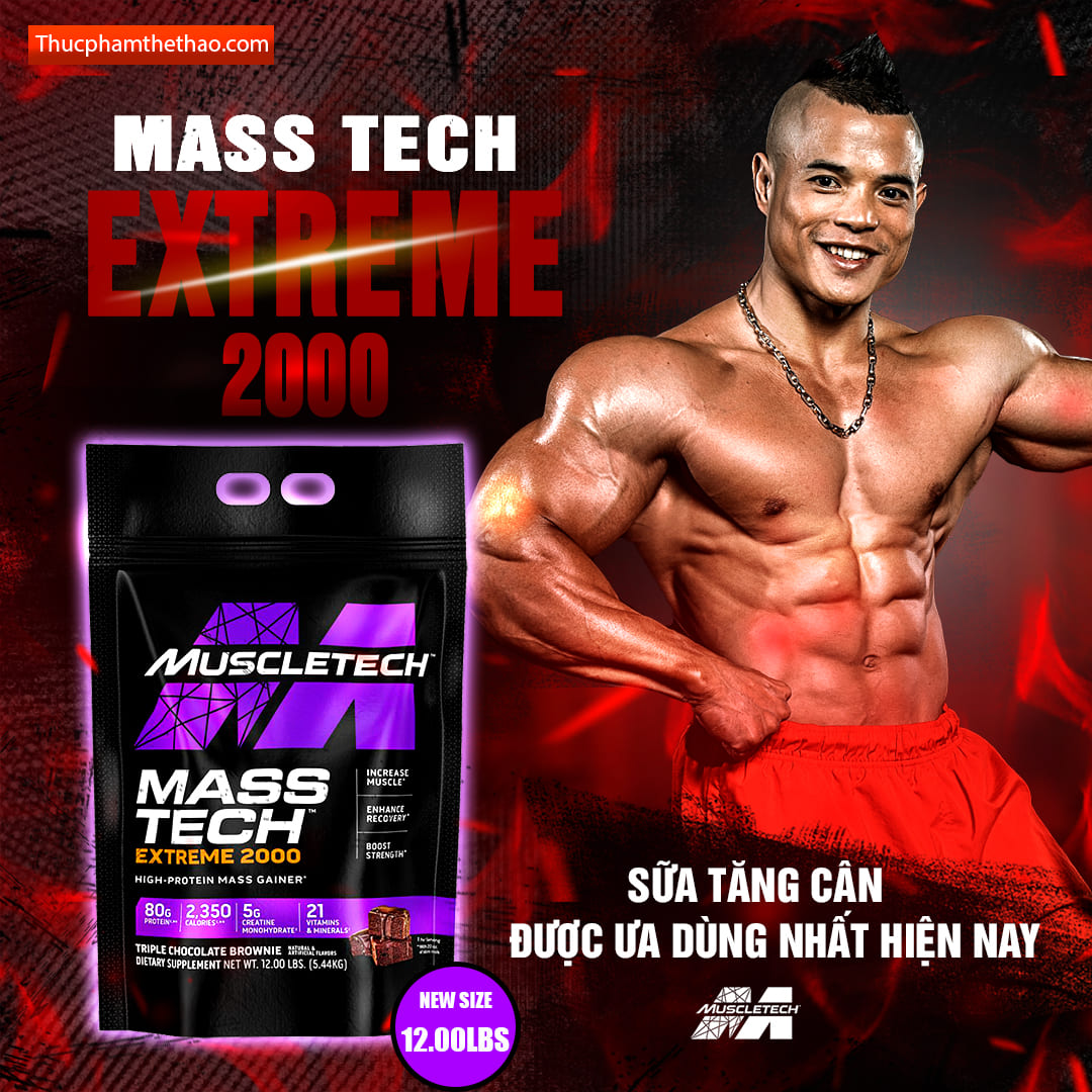 SIÊU PHẨM TĂNG CÂN - MASS TECH EXTREME 2000