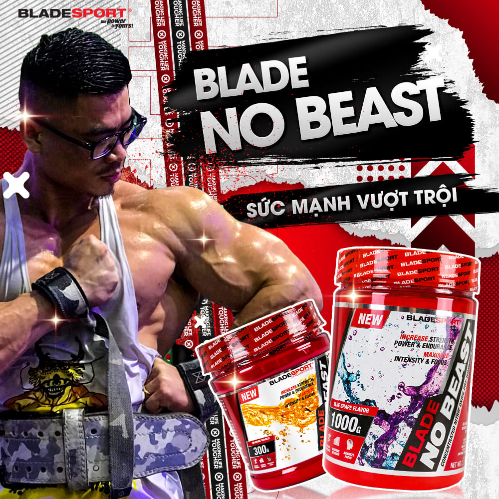 Đánh thức quái vật phòng tập cùng Pre workout Blade No Beast