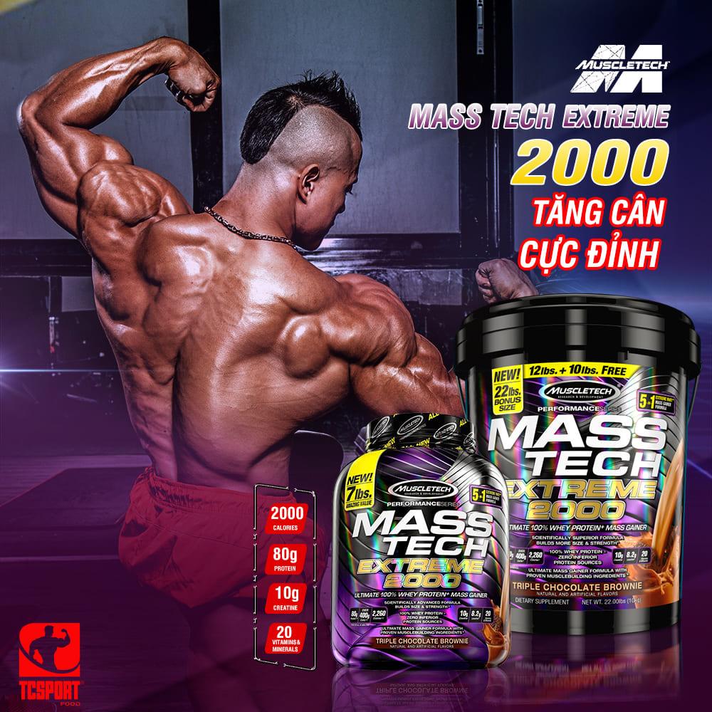 TOP 9 LOẠI MASS HỖ TRỢ TĂNG CÂN TỐT NHẤT