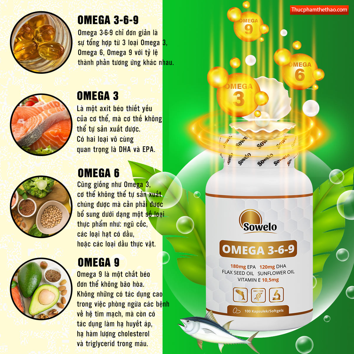 Sowelo Sowelo OMEGA 3-6-9