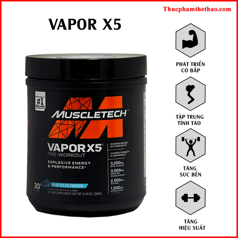 PRE-WORKOUT - CHO BUỔI TẬP SUNG MÃN HƠN