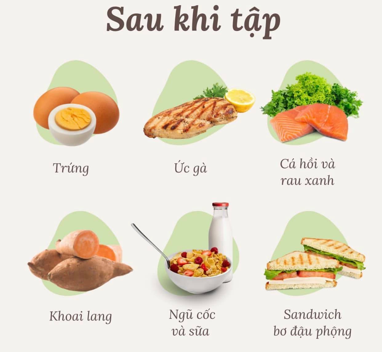 ĂN GÌ TRƯỚC VÀ SAU KHI TẬP ĐỂ TĂNG CƠ TỐT NHẤT?