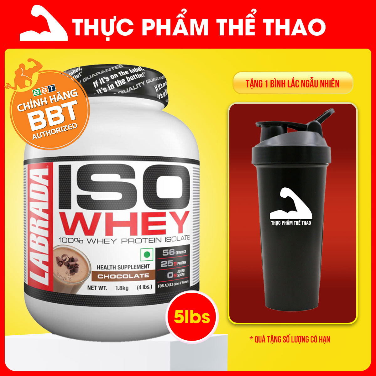 LABRADA ISO WHEY – 100% Whey Protein Isolate