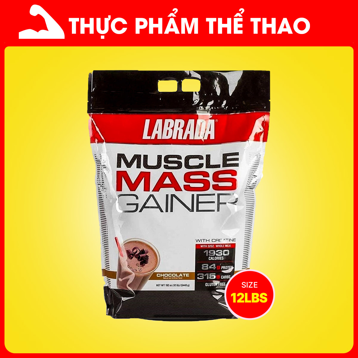 MUSCLE MASS GAINER (12lbs) - LABRADA