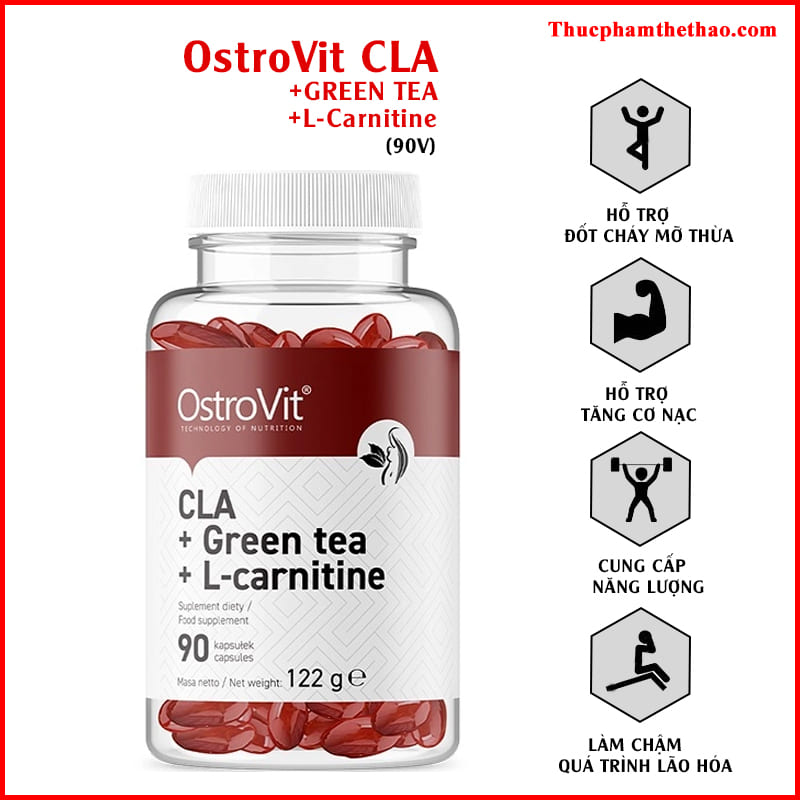 OSTROVIT CLA + GREEN TEA + L-CARNITINE (90v) OSTROVIT CLA + GREEN TEA + L-CARNITINE (90v)