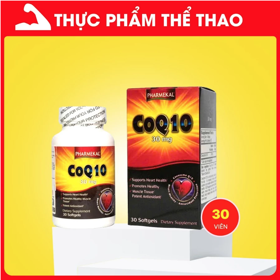 Pharmekal CoQ10 30mg - Hỗ Trợ Sức Khỏe Tim Mạch