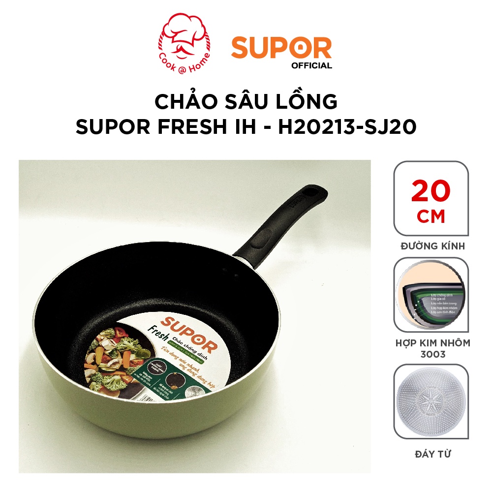 Chảo sâu chống dính Supor H20213-SJ24