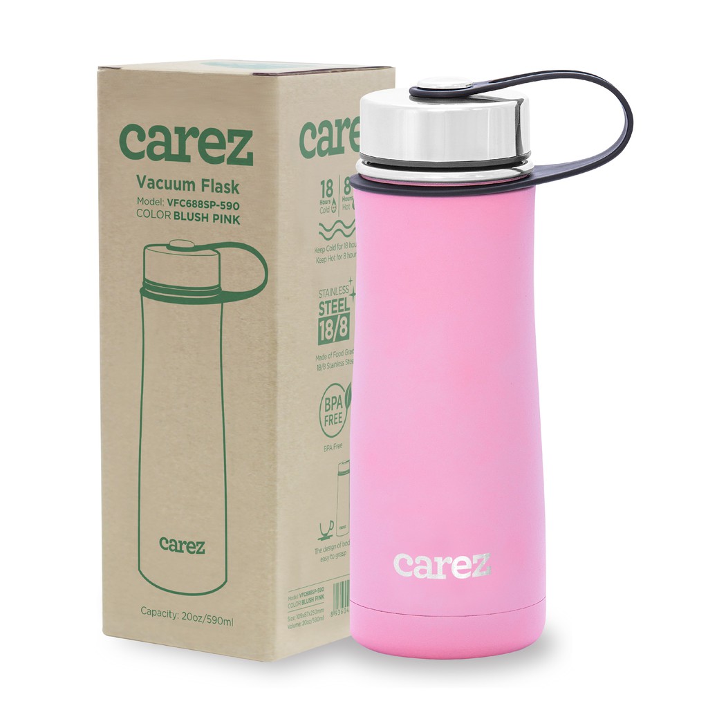Bình giữ nhiệt Carez VFC688SP 590ml hồng