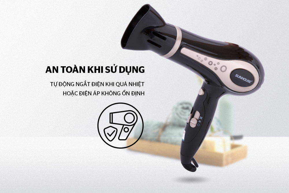 Máy sấy tóc Sunhouse SHD2317 1800W