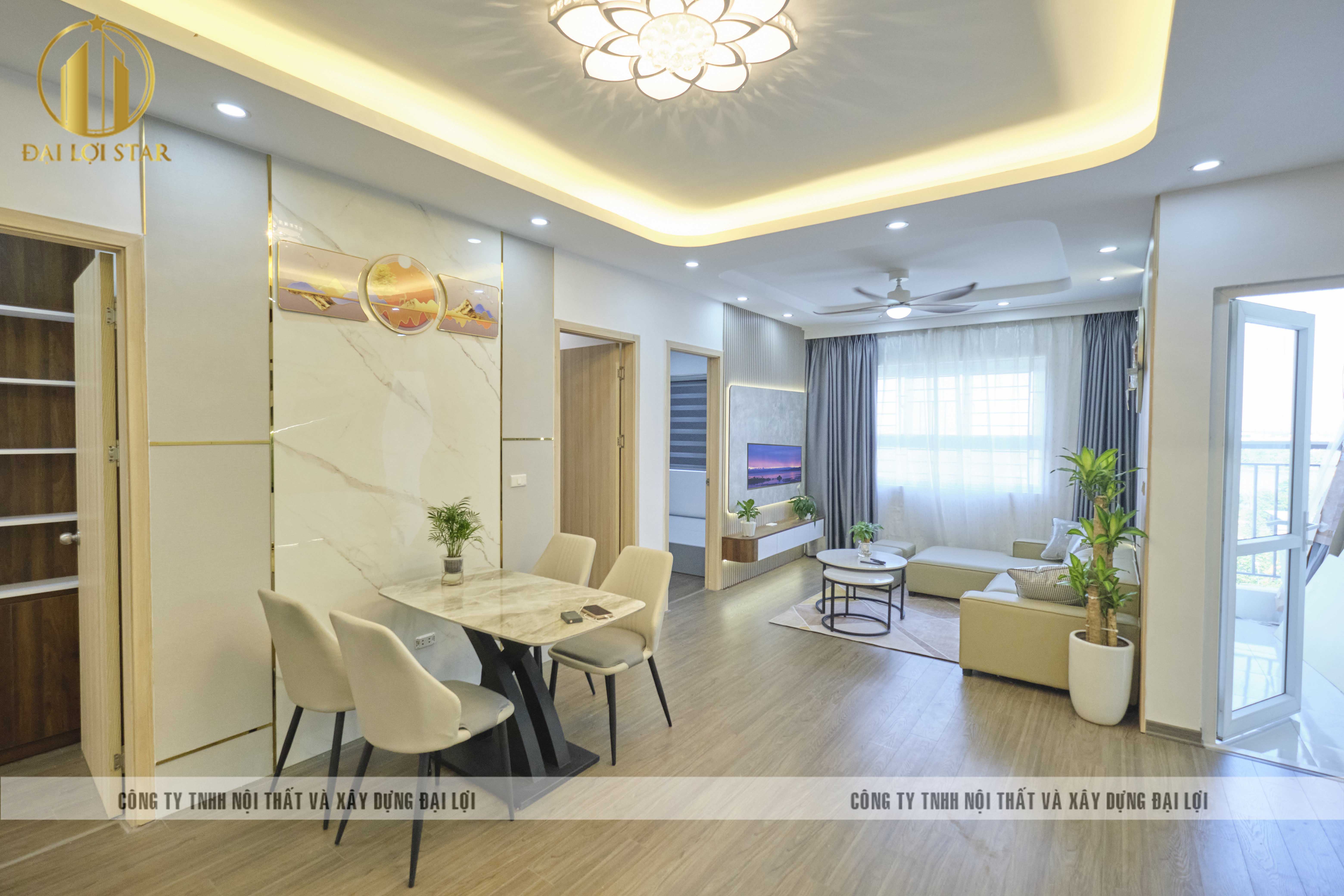 Hình Ảnh Thực Tế Thi Công Nội Thất Căn Hộ 3 Phòng Ngủ Tại Dự Án Cienco 5 Thanh Hà