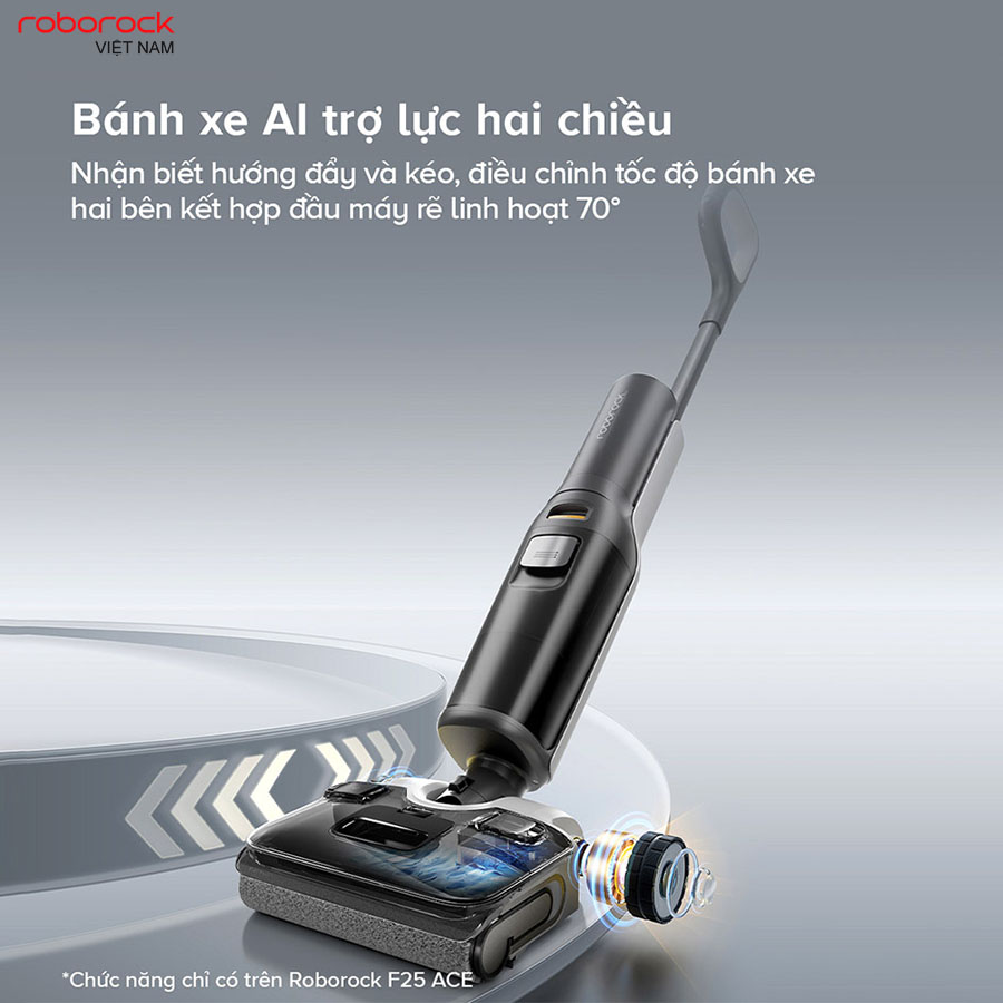 Cây hút bụi lau nhà Khô ướt Roborock F25 - Bảo hành 24 tháng