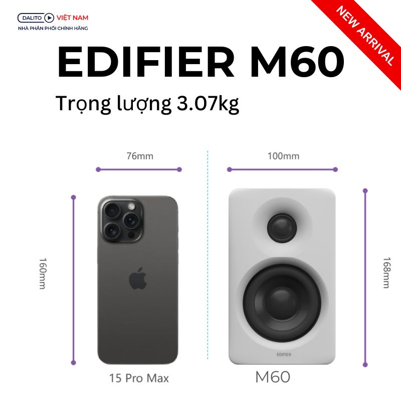 Kích thước nhỏ gọn, đường nét đơn giản, tinh tế