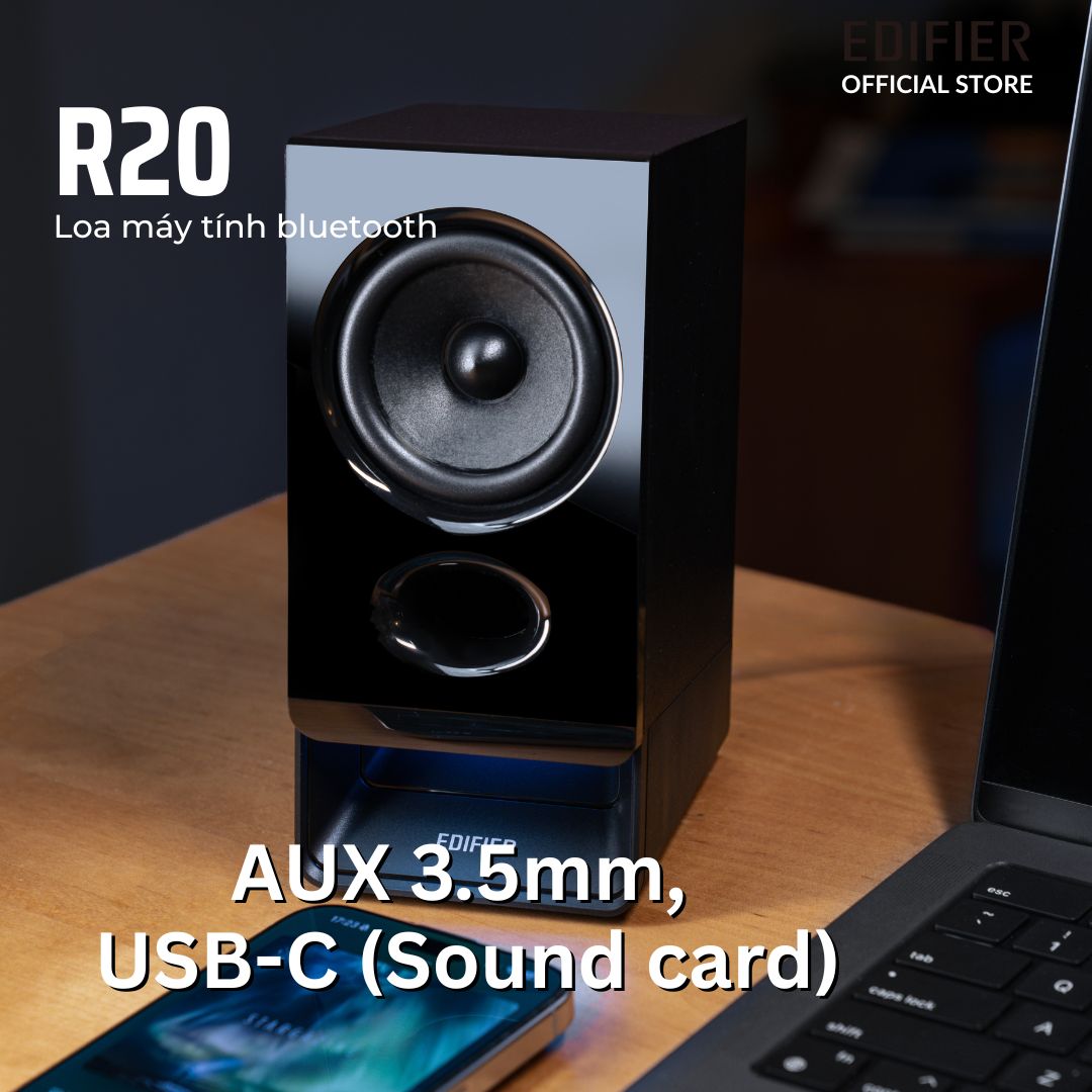 Loa kết nối dây máy tính qua AUX, USB