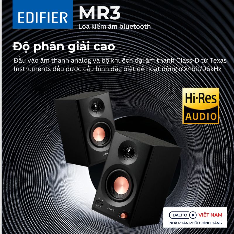 Edifier MR3 mang lại âm thanh chất lượng cao