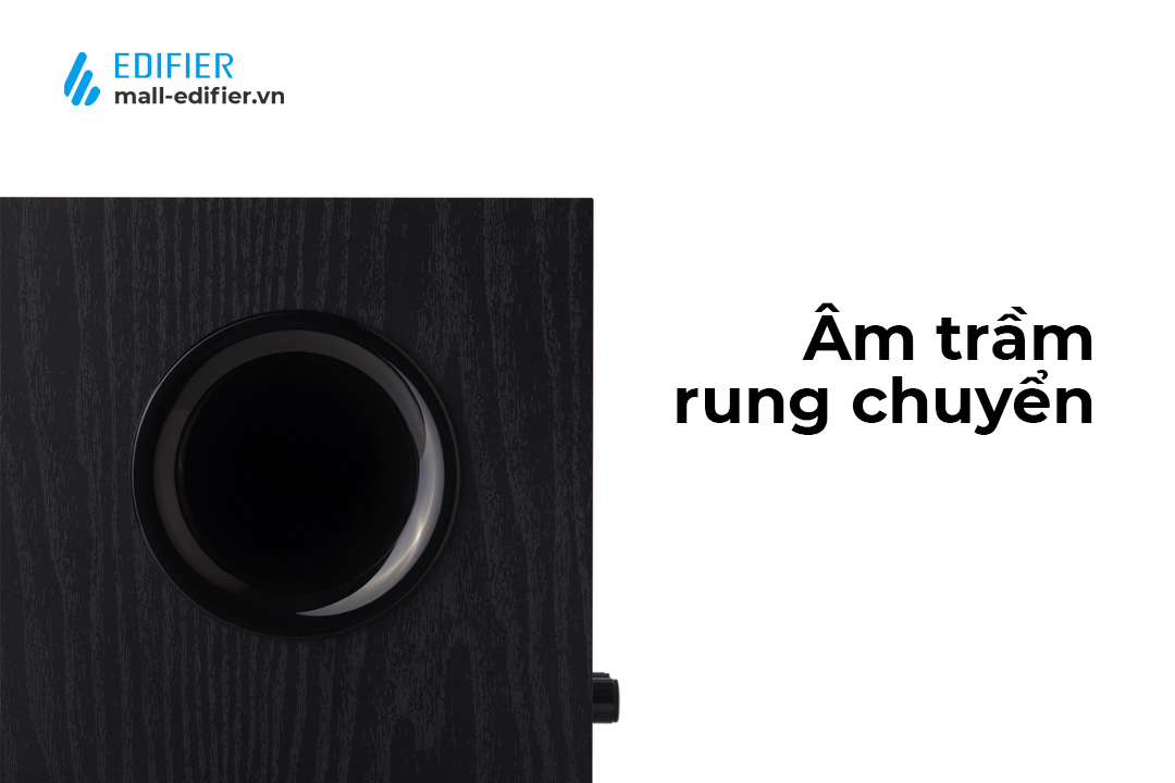 Thùng Cộng Hưởng Đặt Thấp của Loa Edifier T5