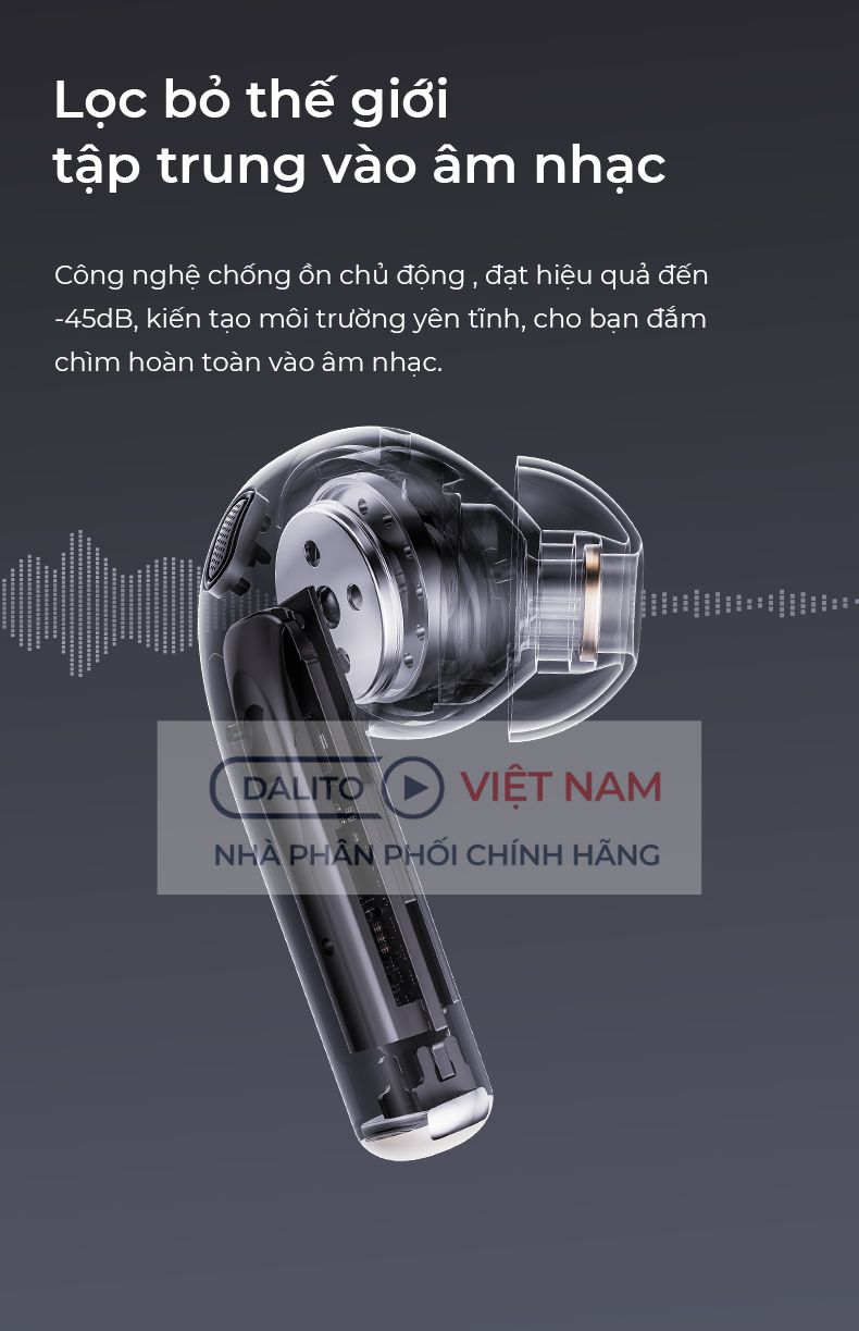 W260NC loại bỏ tiếng ồn tối đa