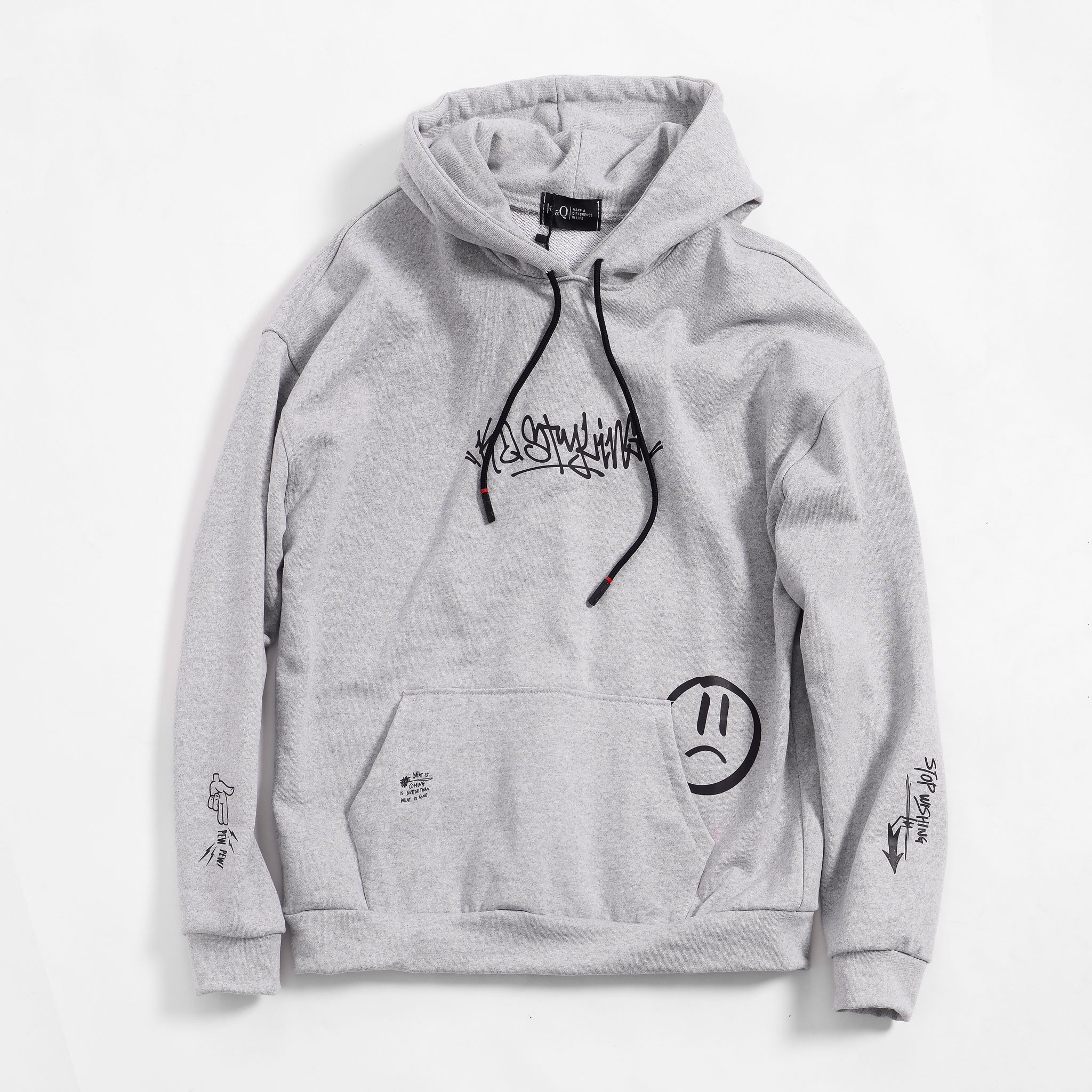 Áo Hoodie KQSTYLING Sad Icon Front