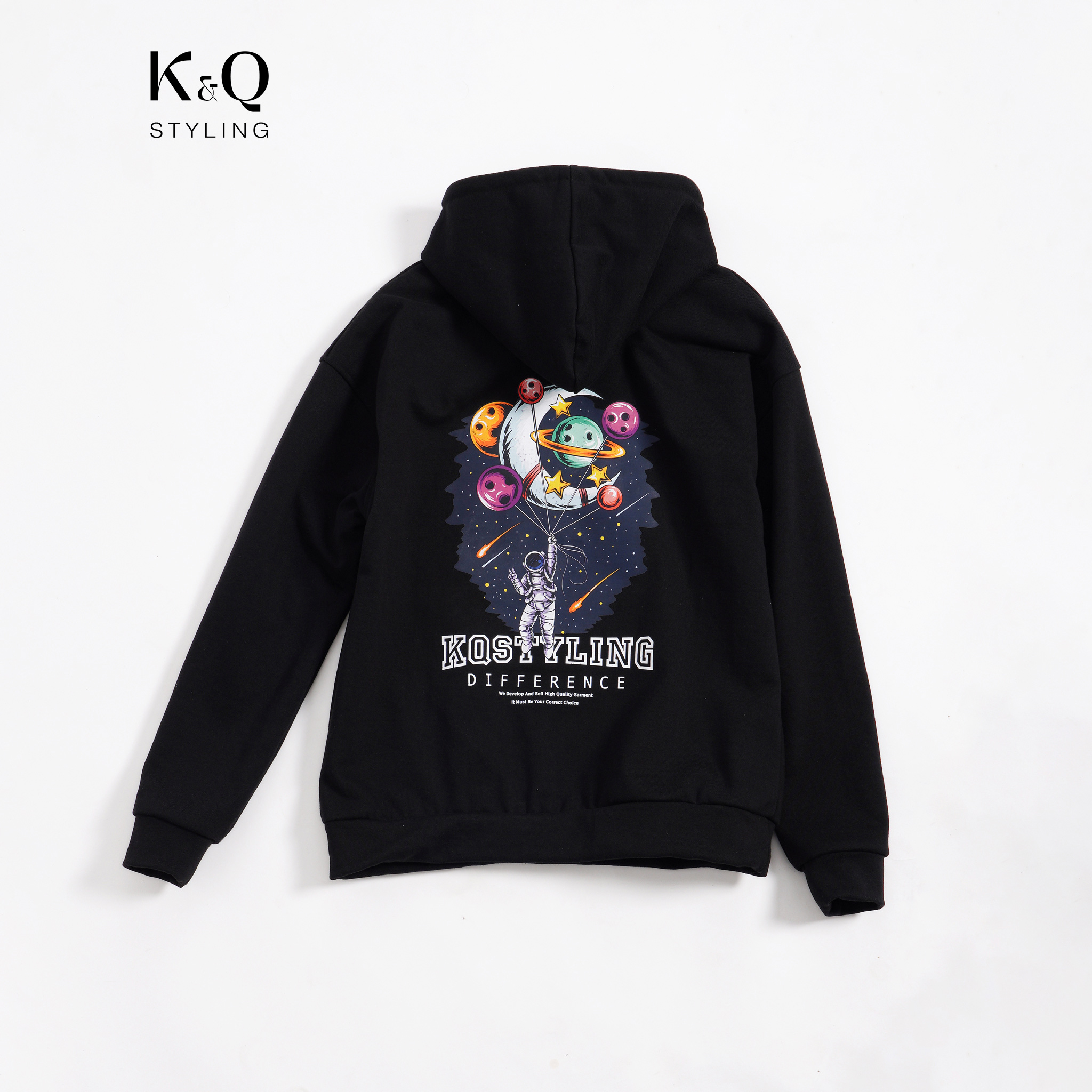Áo Hoodie KQSTYLING Astronaut Ballon