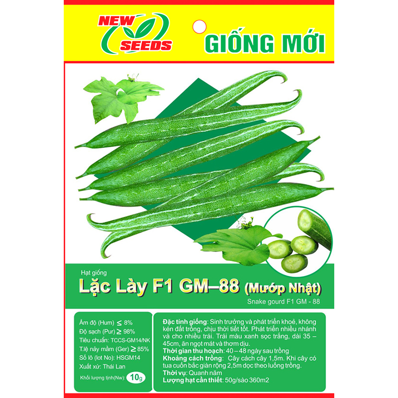 Lặc lày F1 GM-88 (Mướp Nhật)