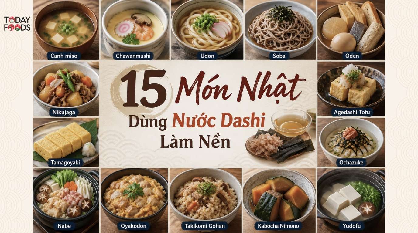 15 Món Nhật Dùng Nước Dashi Làm Nền Dễ Làm Tại Nhà