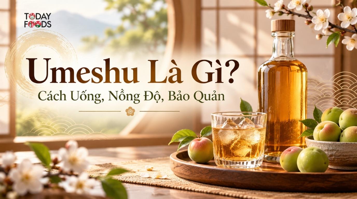 Umeshu Là Gì? Cách Uống, Nồng Độ, Bảo Quản