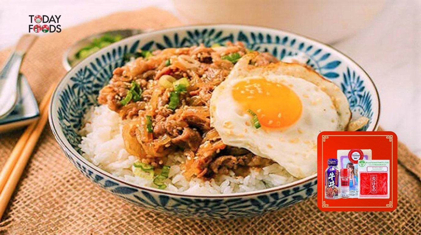 Đánh giá Combo Làm Cơm Bò Gyudon Cơ Bản (Sốt Gyudon, Gạo Oyuki, Gừng Đỏ, Shichimi)