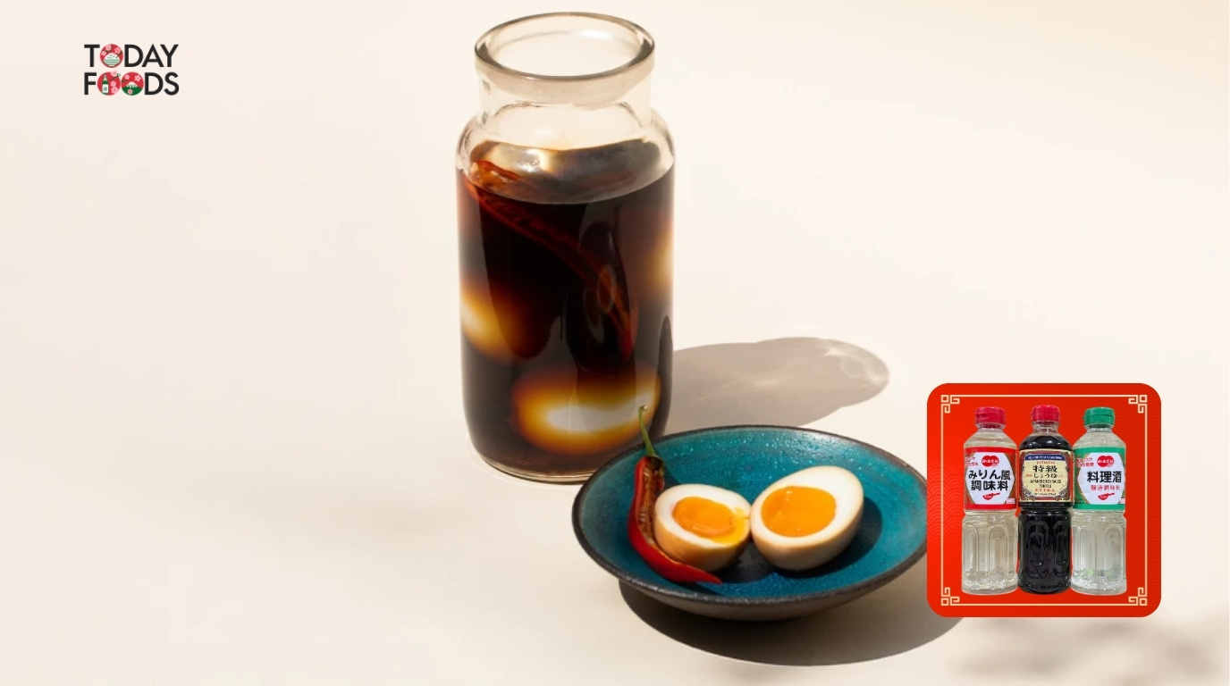 Đánh Giá Combo Làm Trứng Ngâm Tương Nhật (Yamamori, Mirin, Sake Nấu Ăn)