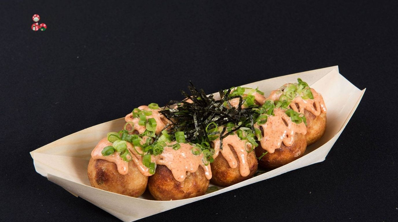 Bánh Takoyaki Mentaiko Mayo