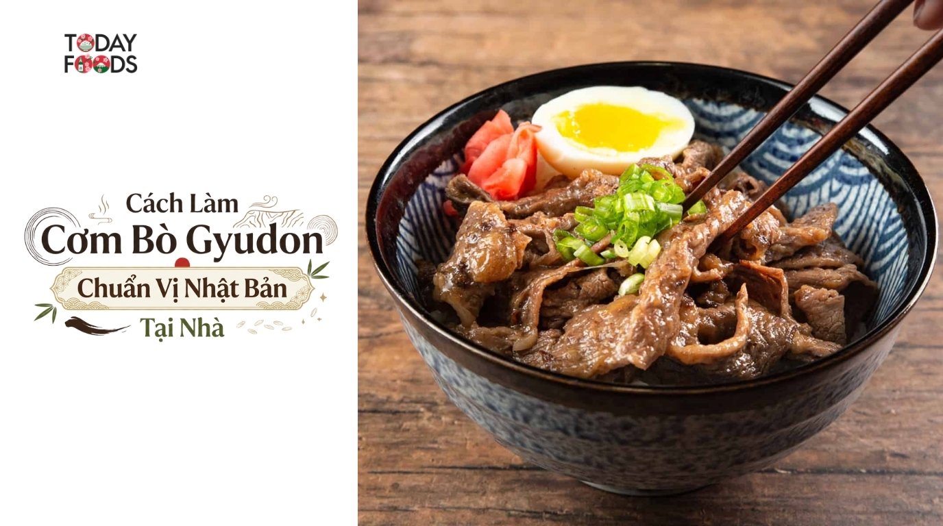 Cách Làm Cơm Bò Gyudon Chuẩn Vị Nhật Bản Tại Nhà
