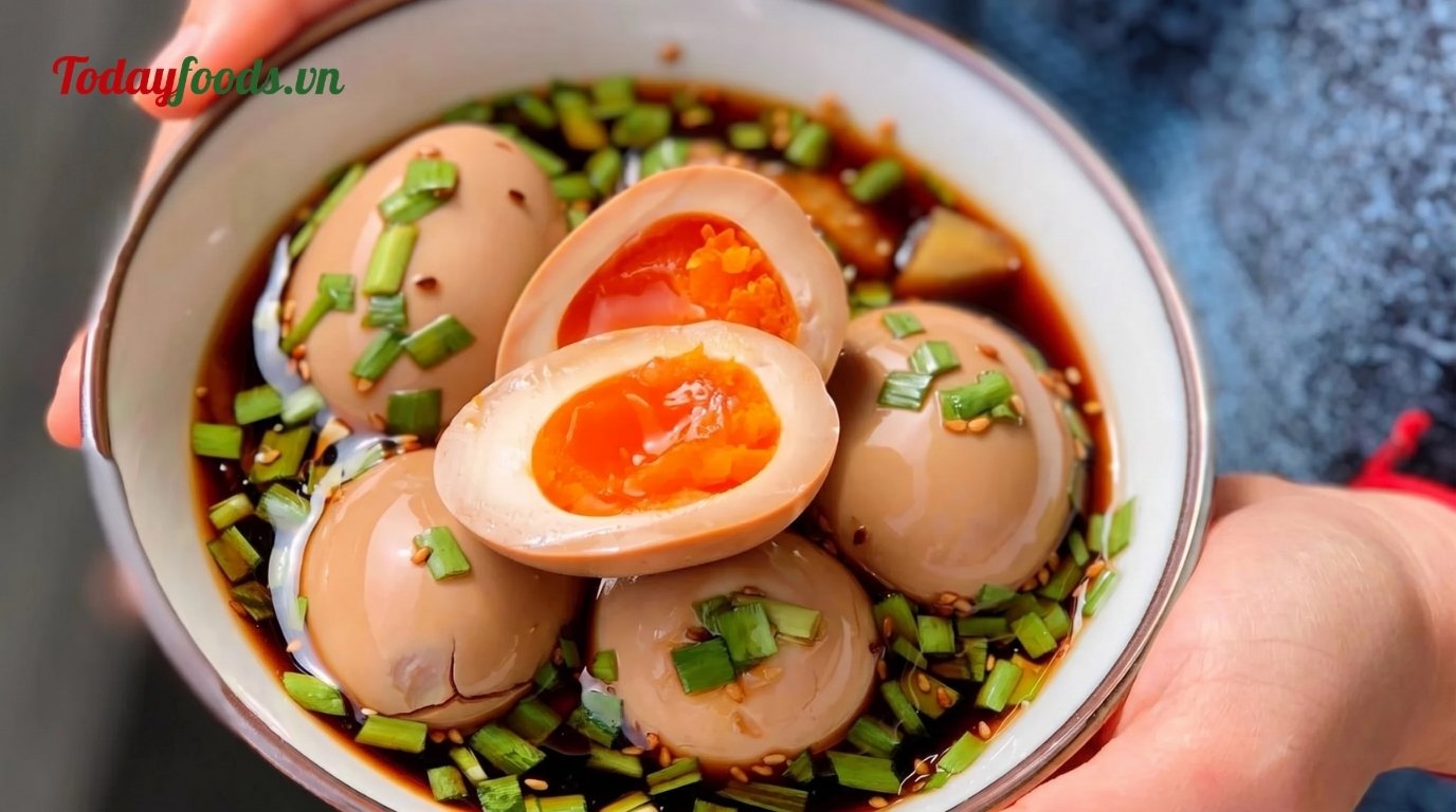 Cách Làm Trứng Ngâm Nước Tương Kiểu Nhật