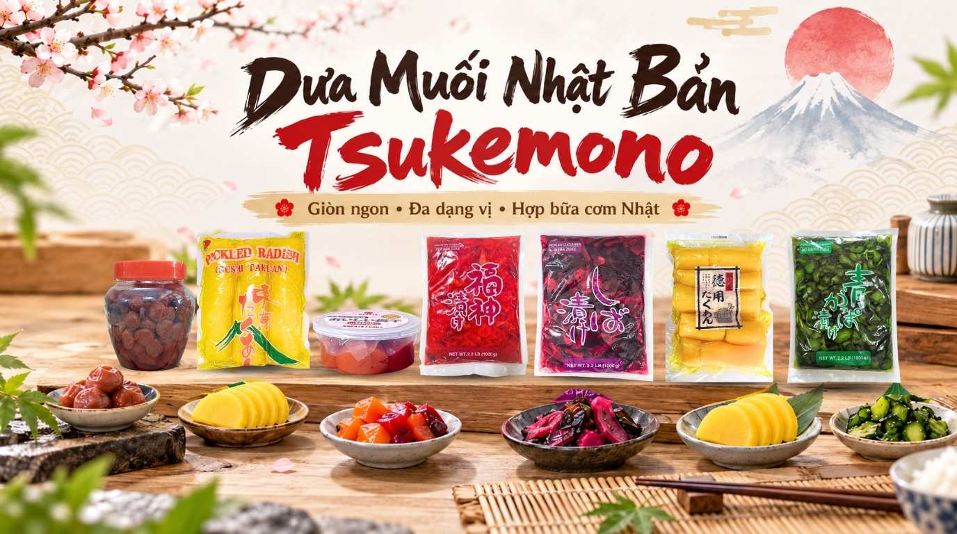 Dưa Muối Nhật Bản Tsukemono Tại TodayFoods