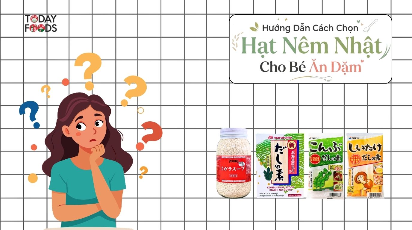 Hướng dẫn cách chọn hạt nêm Nhật cho bé ăn dặm
