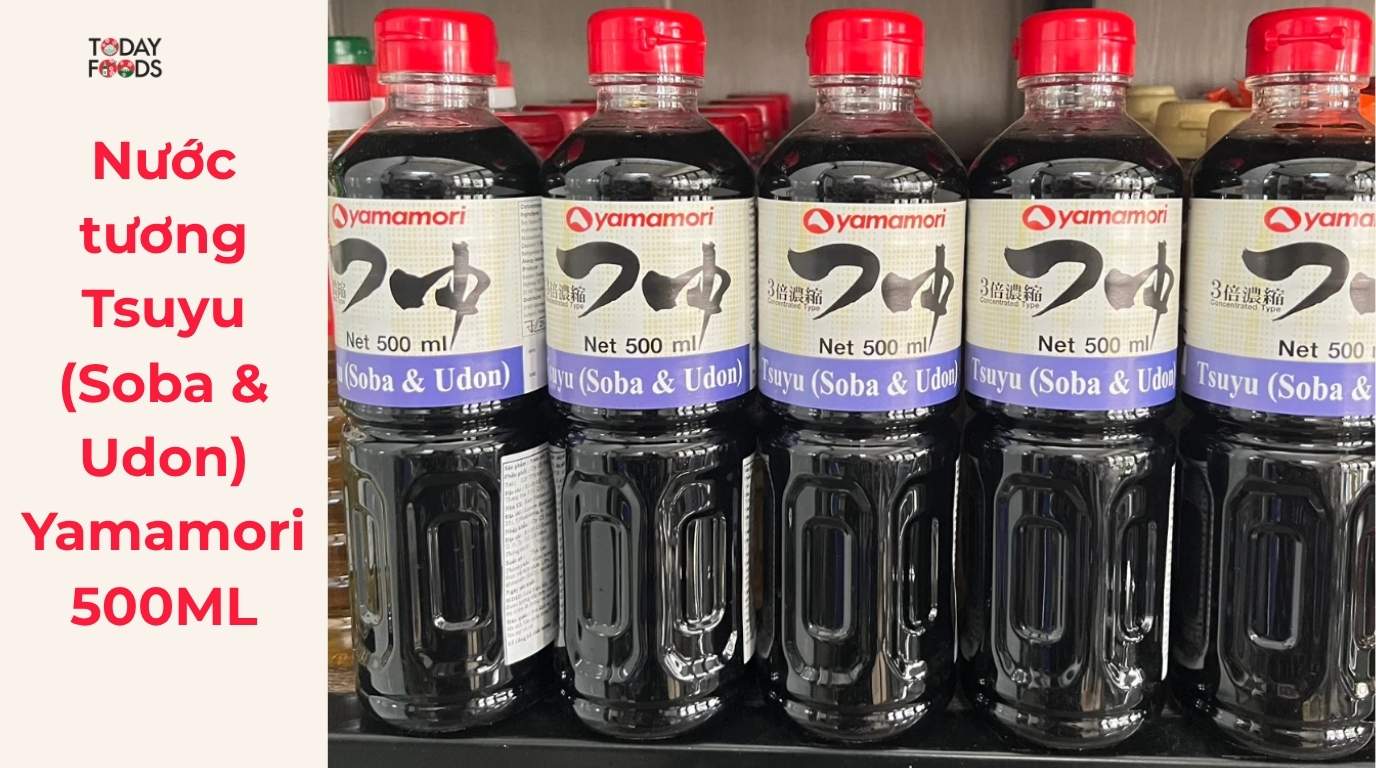 Kệ Gian Hàng Nước tương Tsuyu (Soba & Udon) Yamamori 500ML