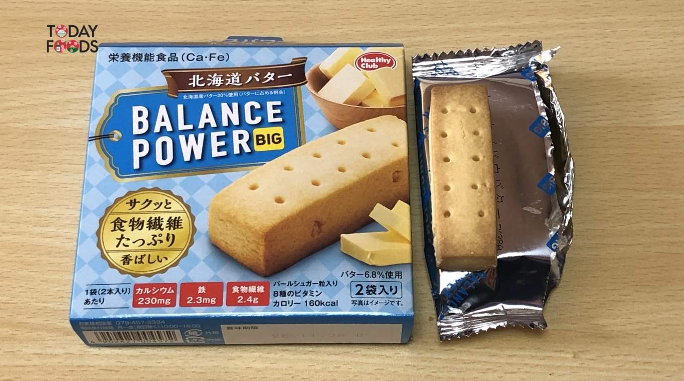Kết Cấu Bánh Balance Power Vị Bơ Hokkaido 64.8G