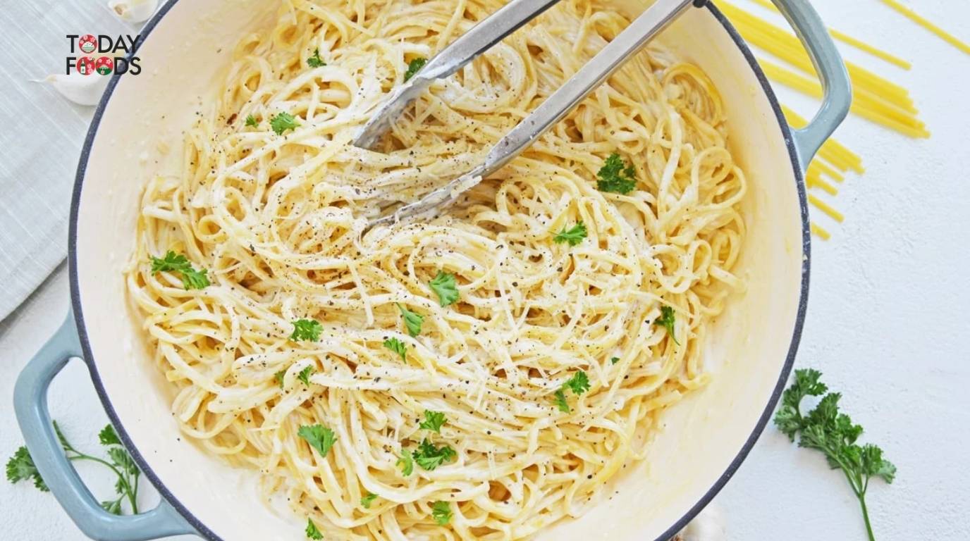 Linguine Bơ Parmesan Và Dầu Ô Liu Nấm Truffle