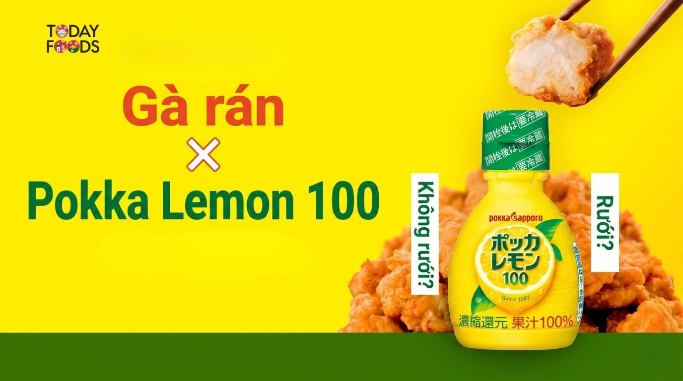 Nước Cốt Chanh Pokka 70ML Phù Hợp Với Gà Rán Karaage