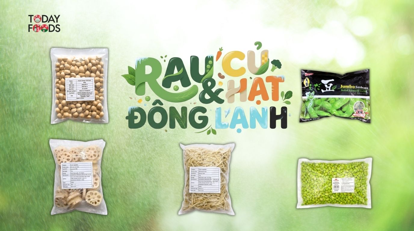 Rau Củ & Hạt Đông Lạnh Tại TodayFoods
