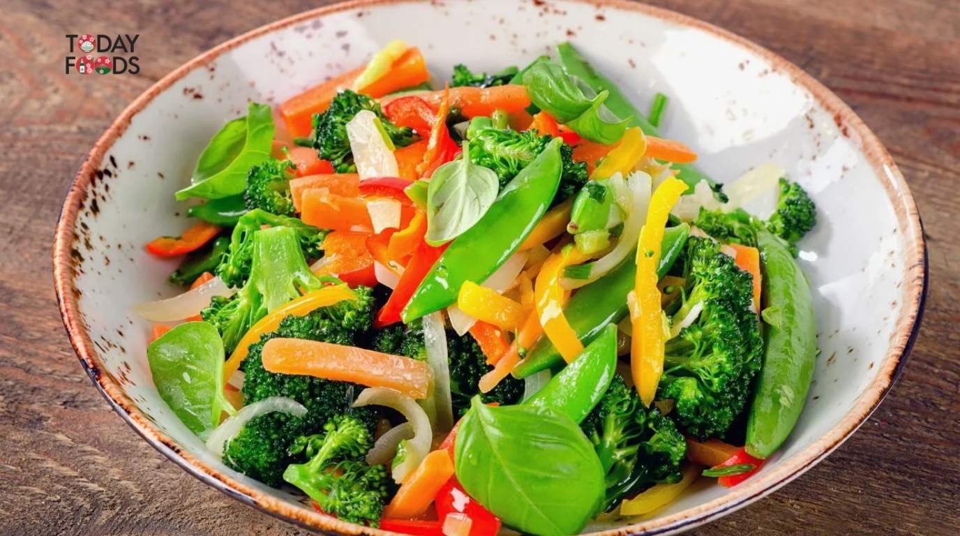 Rau củ xào nước tương Nhật
