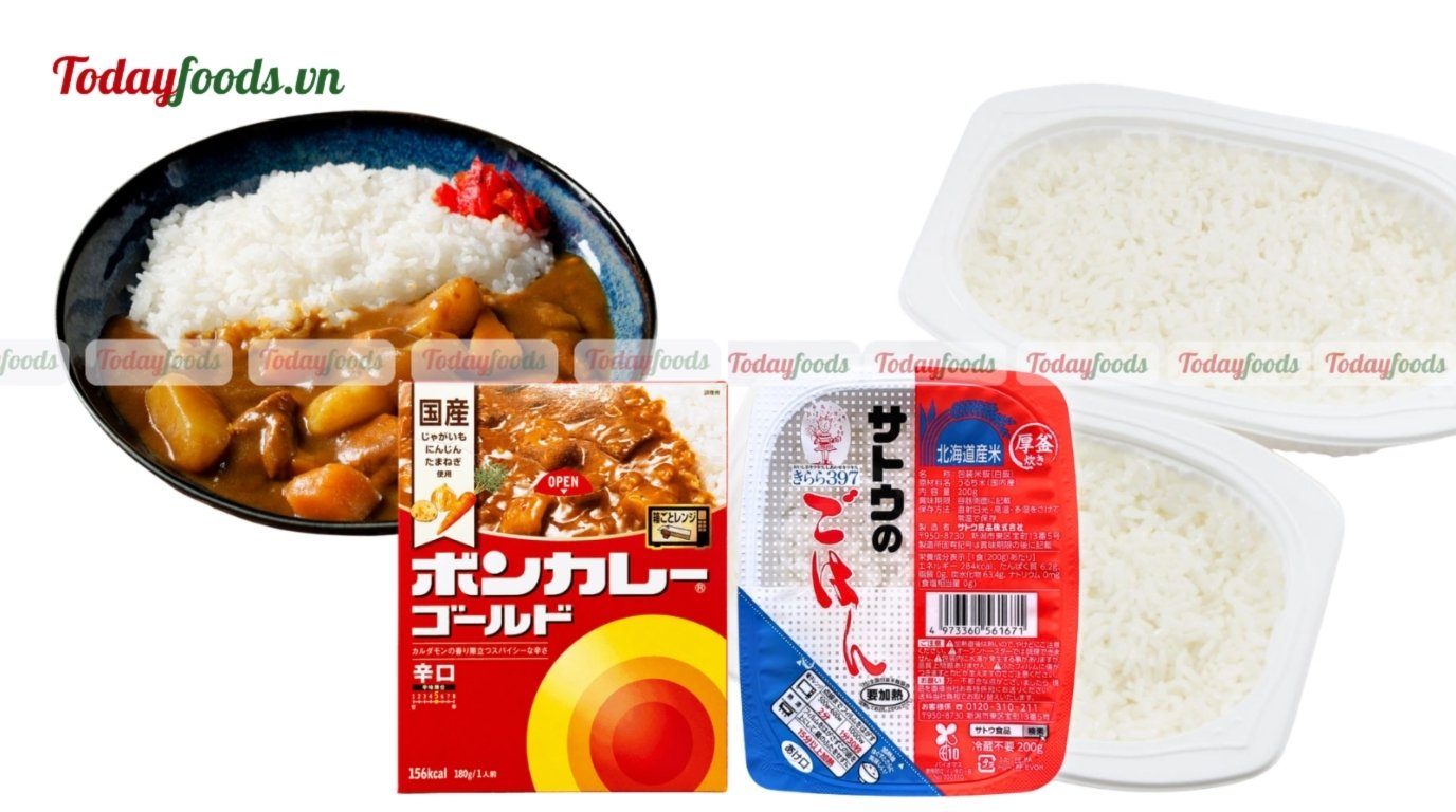 Review Combo Cơm Cari Cay Nồng Ăn Liền