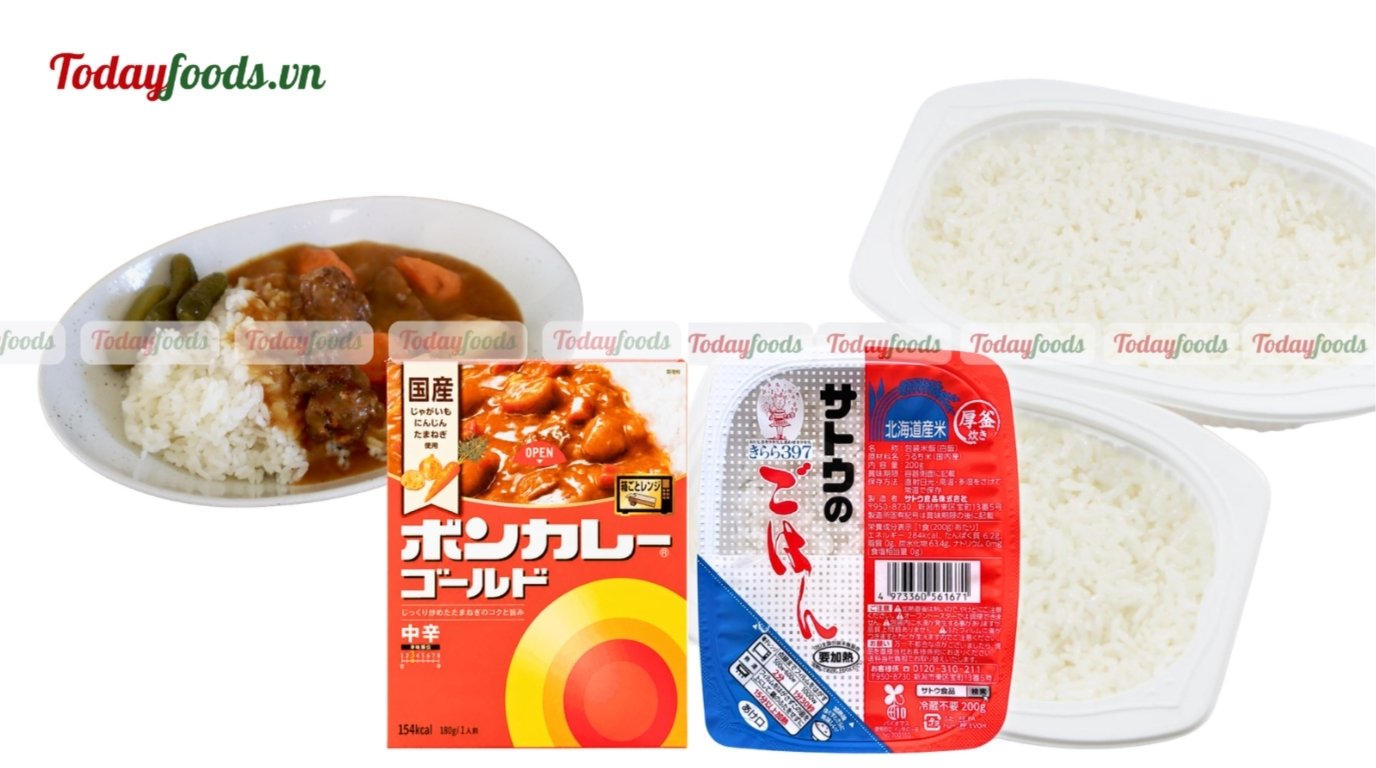 Review Combo Cơm Cari Cay Vừa Ăn Liền