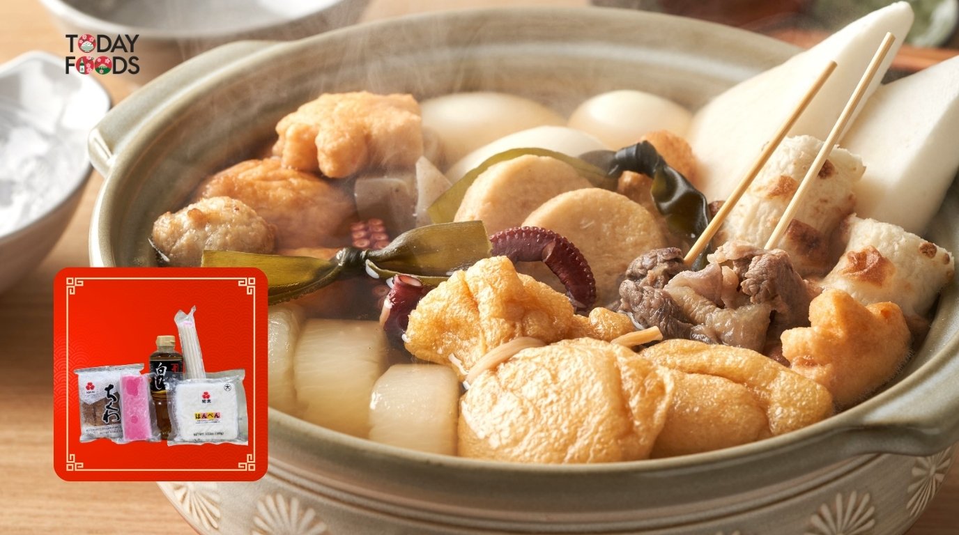 Review Combo Lẩu Oden Nhật Bản 5 Món (Shiro Dashi Ninben + 4 loại Chả Cá)