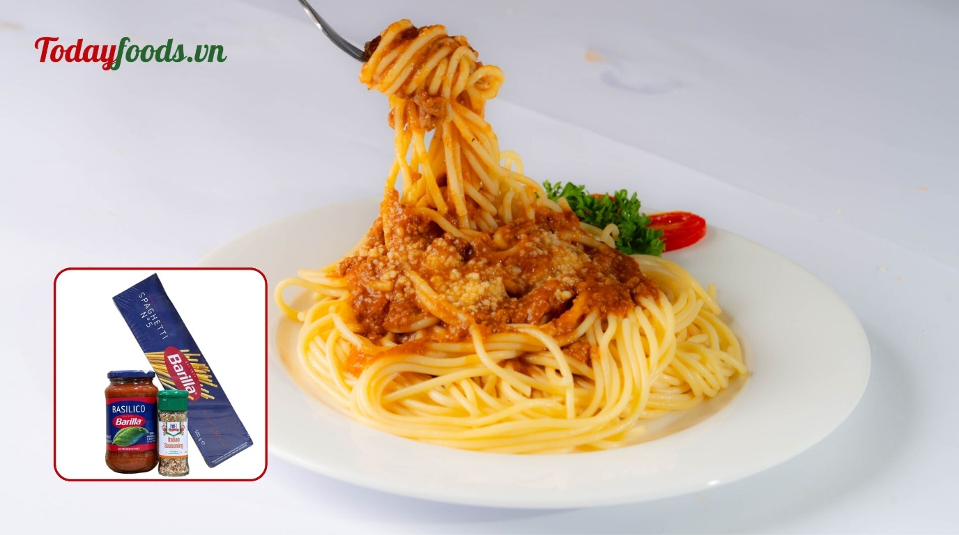 Review Combo Mì Ý Spaghetti Barilla Basilico
