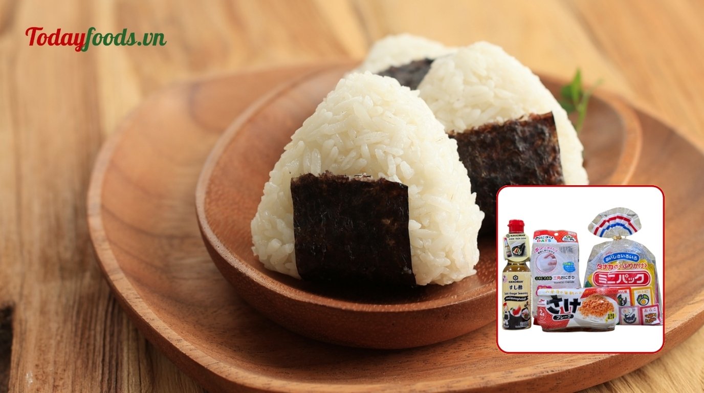 Review Combo Nguyên Liệu Làm Cơm Nắm Nhật 4 Món (Ruốc Cá Hồi Maruha)