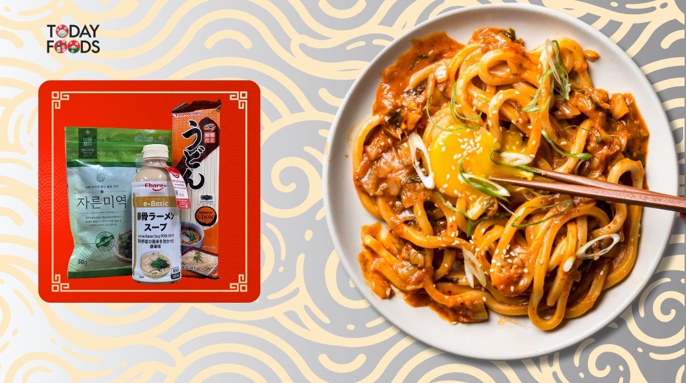 Review Combo Nguyên Liệu Mì Udon Tonkotsu Nhật (Khô)