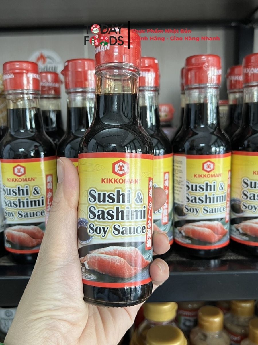 Review Nước Tương Sushi Sashimi Kikkoman 150ML
