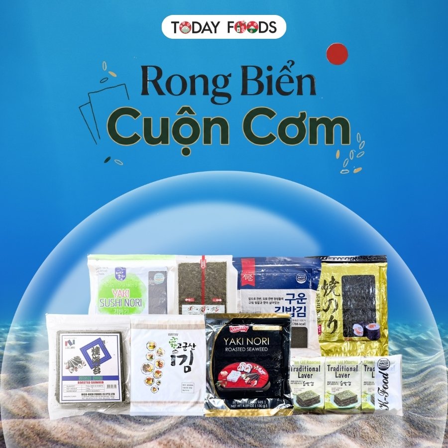 Rong Biển Cuộn Cơm tại TodayFoods