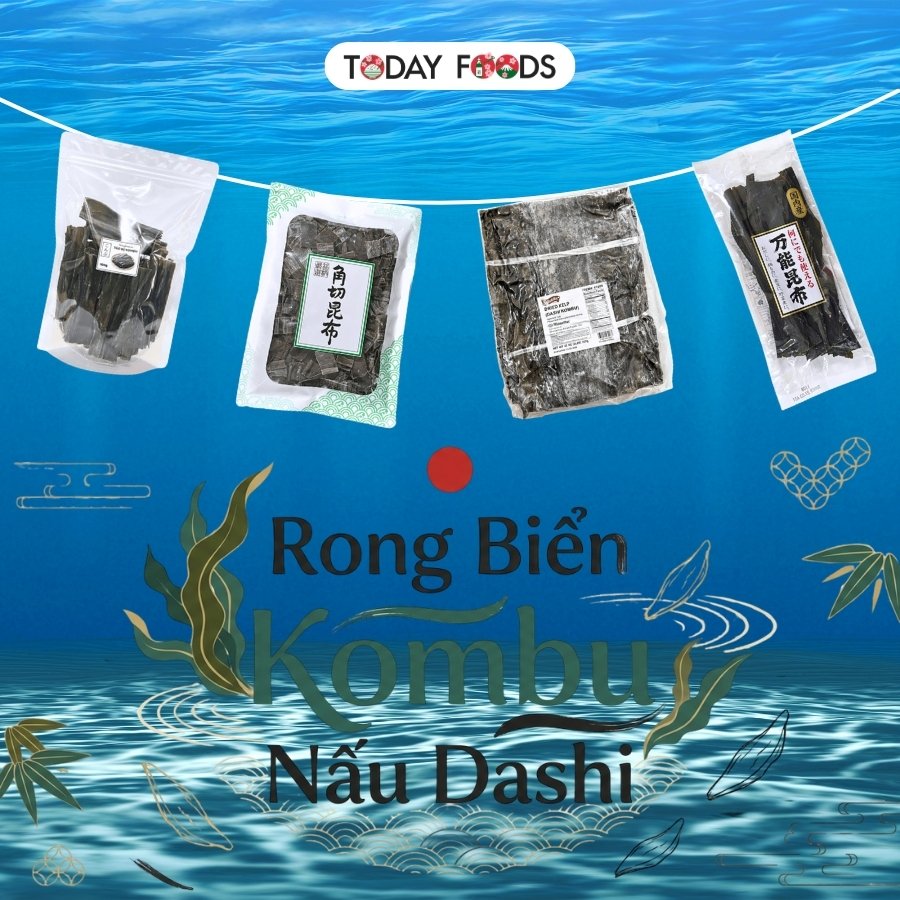 Rong Biển Kombu Nấu Dashi tại TodayFoods
